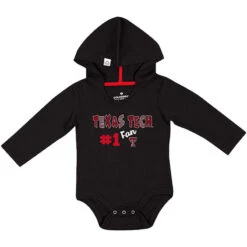 Infant Colosseum Texas Tech Ellen Hooded Onesie