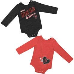 Infant Colosseum Texas Tech Dorays L/S Onesie 2-Pack